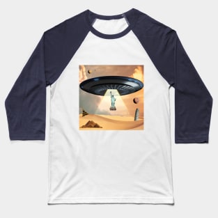 statue of liberty vs alien Baseball T-Shirt